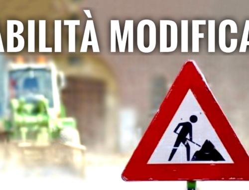 ROVERCHIARA. VIABILITÀ MODIFICATA LUNGO UN TRATTO EXTRAURBANO DELLA STRADA PROVINCIALE 45TER, DA SOTTOPASSO A VIA SANTA TOSCANA.