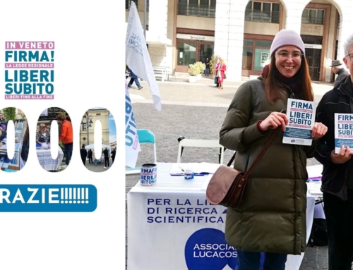 LEGNAGO. SABATO 29 APRILE, NELLA PIAZZA GARIBALDINA RACCOLTA FIRME PER LA PROPOSTA DI LEGGE REGIONALE SUL FINE VITA.