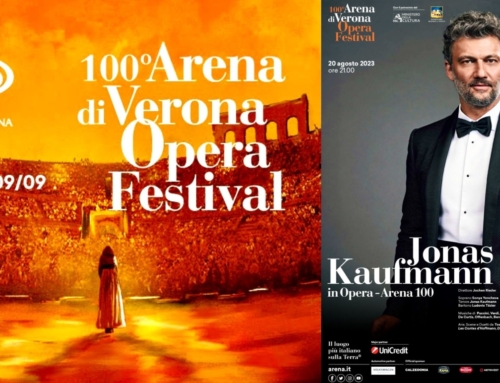 ARENA DI VERONA. IL RITORNO DEL “RE DEI TENORI” JONAS KAUFMANN IN OPERA – ARENA 100. DALL’OPERA ALLA MUSICA DA FILM. DOMENICA 20 AGOSTO.