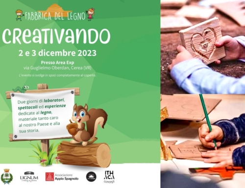 CEREA. ALL’AREA EXP TORNA SABATO 2 E DOMENICA 3 DICEMBRE 2023 LA FABBRICA DEL LEGNO CON CREATIVANDO. DUE GIORNI DEDICATI AL LEGNO.