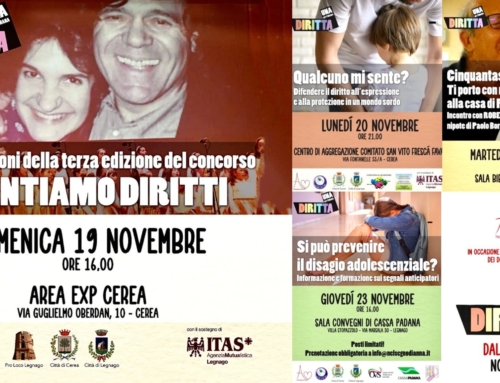 LEGNAGO|CEREA. DAL 19 AL 26 NOVEMBRE PRENDE VITA LA 1^ EDIZIONE DI “UNA SETTIMANA DIRITTA” DEDICATA AI DIRITTI DEI BAMBINI.