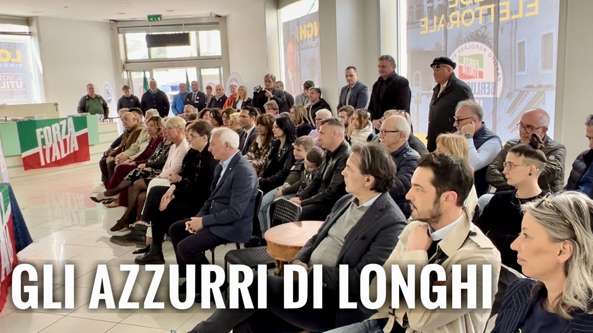 LEGNAGO VERSO LE ELEZIONI. [VIDEO] PRESENTATA LA LISTA DI FORZA ITALIA, LA PRIMA DELLE TRE LISTE CHE SOSTENGONO PAOLO LONGHI.
