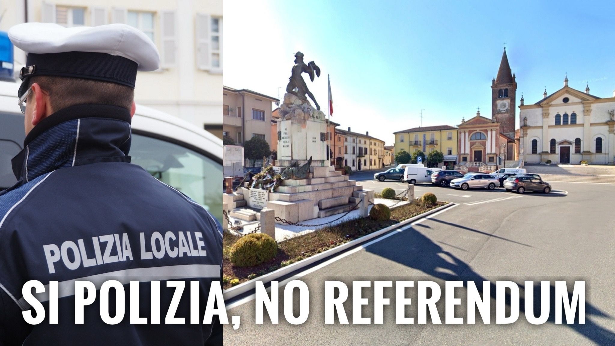 ISOLA DELLA SCALA. [VIDEO] IL CONSIGLIO COMUNALE APPROVA LA CONVEZIONE SULLA POLIZIA LOCALE MA BOCCIA IL REFERENDUM POPOLARE SULLA PIAZZA.