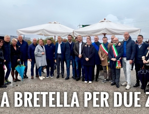 LEGNAGO-CEREA. POSA DELLA PRIMA PIETRA PER LA BRETELLA DI COLLEGAMENTO TRA LE ZAI DI LEGNAGO E CEREA. COSTO OLTRE 730MILA EURO.