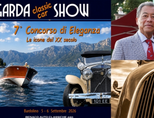 BARDOLINO, IL LUNGOLAGO DIVENTA UNA PASSERELLA D’ELEGANZA: TORNANO LE ICONE DEL GARDA CLASSIC CAR SHOW