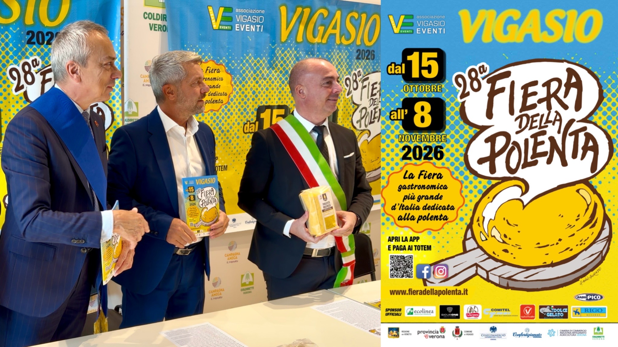 VIGASIO METTE IN TAVOLA LA SUA STORIA: TORNA LA FIERA DELLA POLENTA CON OLTRE 130 PIATTI