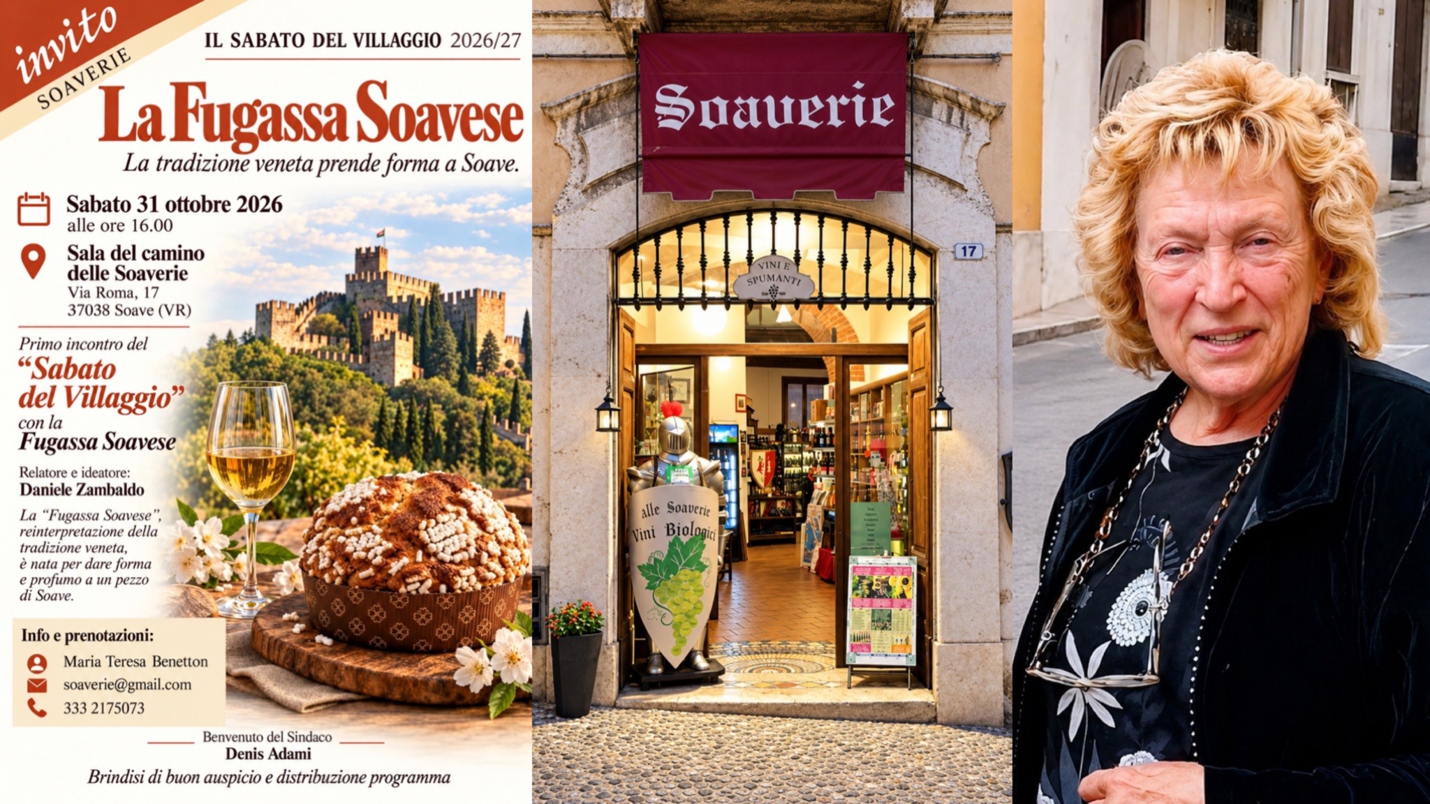 SOAVE, IL SABATO HA IL PROFUMO DELLA FUGASSA: ALLE SOAVERIE TORNANO ARTE, POESIA E SAPORI